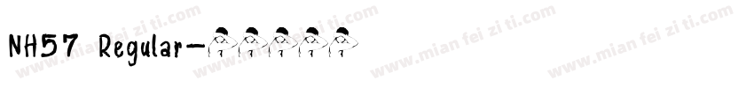NH57 Regular字体转换